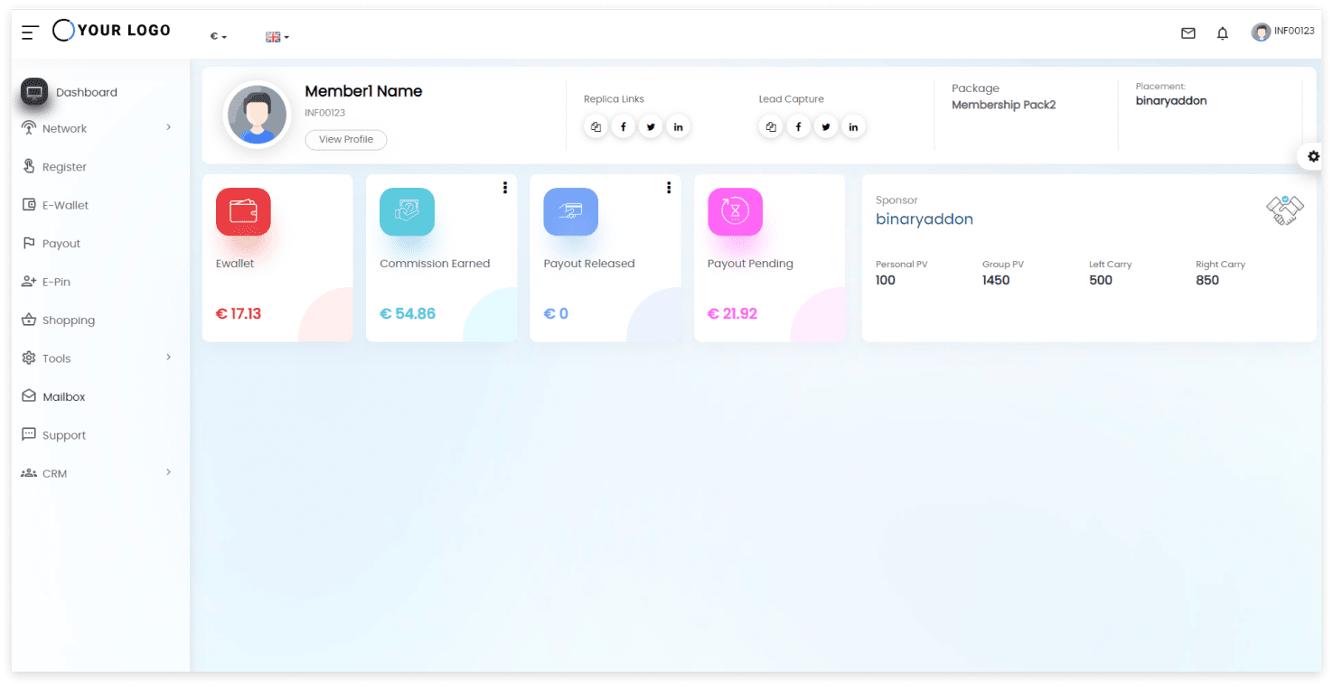 Infinite MLM Software Version 15.0 Released!