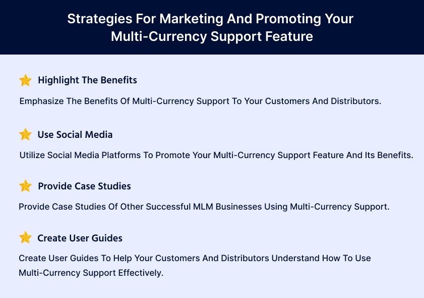 Strategies for promoting multi-currency support feature