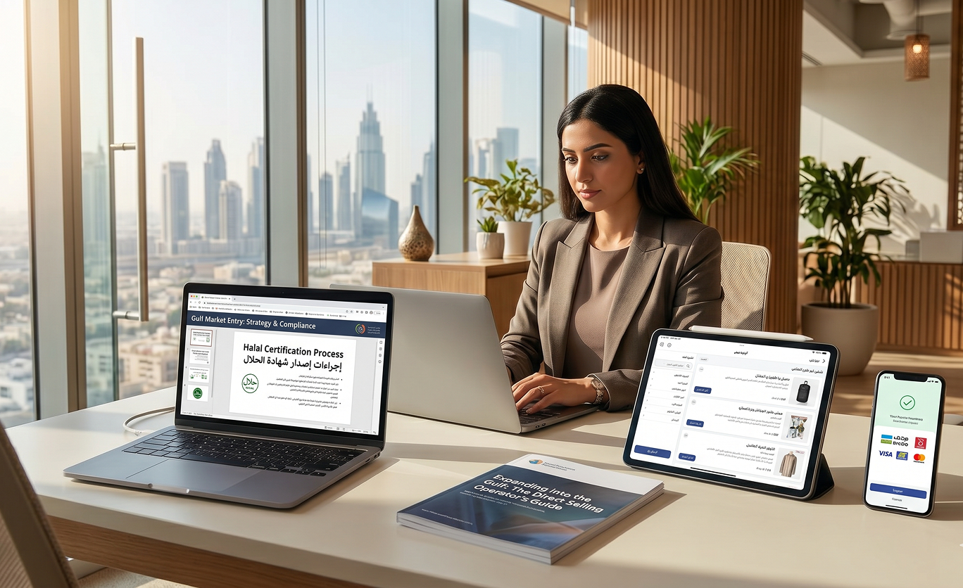 Expanding Into the Gulf: The Direct Selling Operator’s Guide to Halal Compliance, Arabic Localisation, and Local Payment Integration